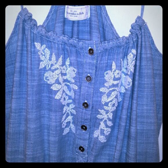 Abercrombie & Finch denim jumpsuit New York size large - Picture 1 of 8